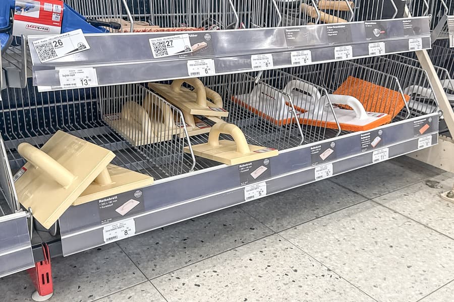Inhalt Regalebene: Reibbretter 